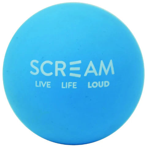 Scream – Rubber Ball – Loud Blue – Medium – 6cm
