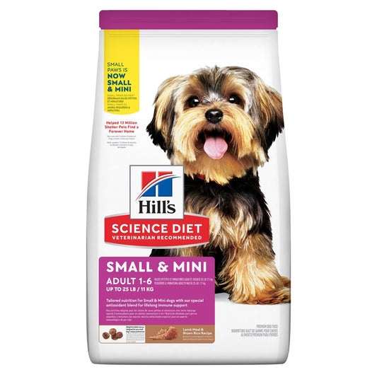 Hill’s – Science Diet – Adult Dog (1-6) – Small Paws – Lamb & Rice