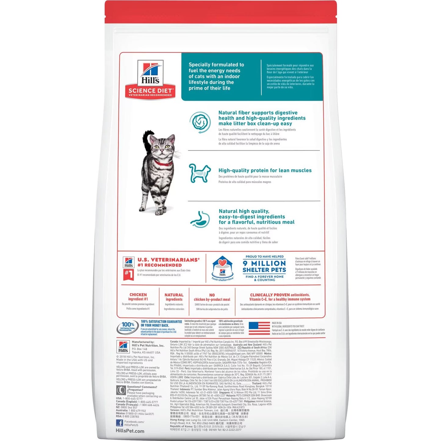 Hill’s – Science Diet – Adult Cat (1-6) – Indoor