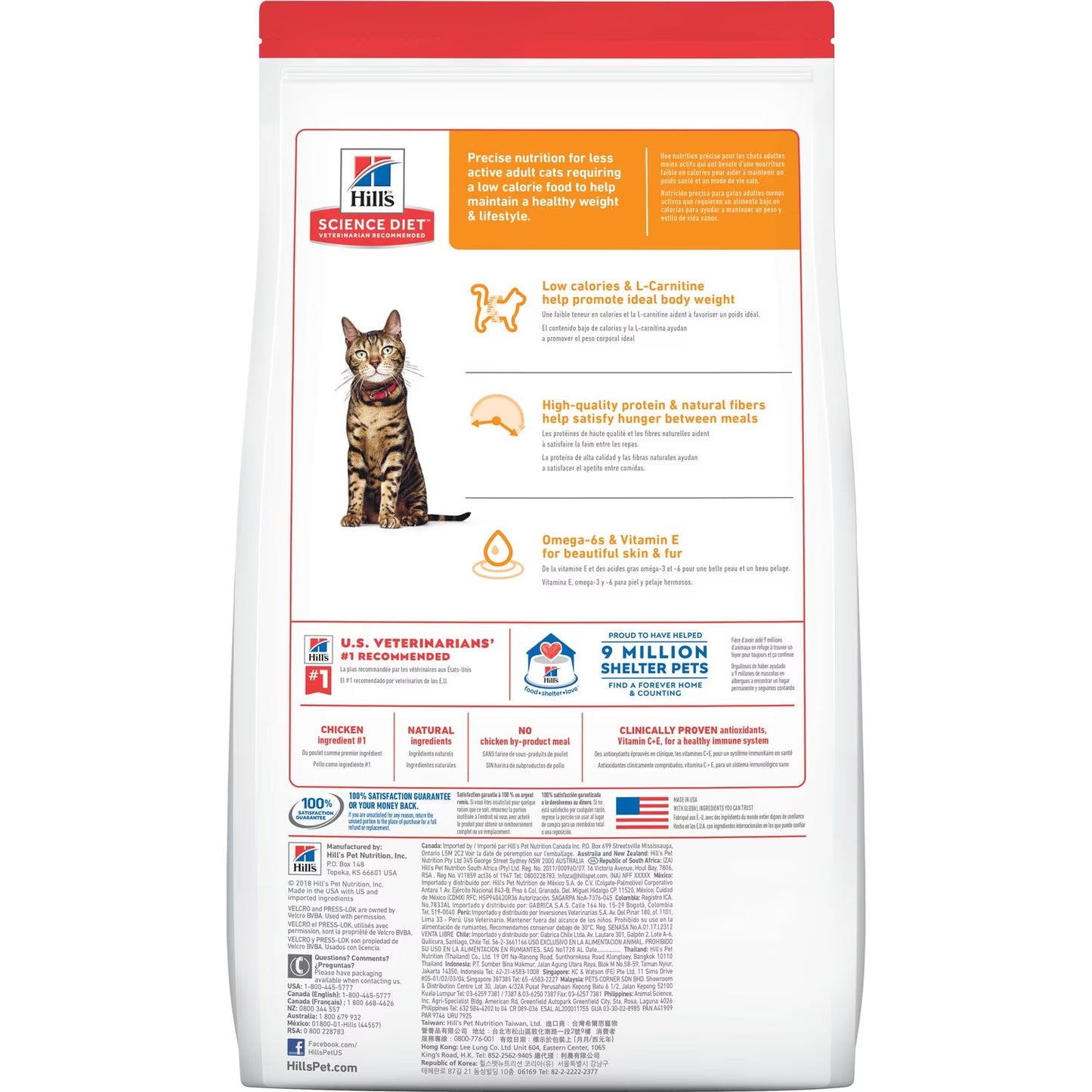 Hill’s – Science Diet – Adult Cat (1-6) Light