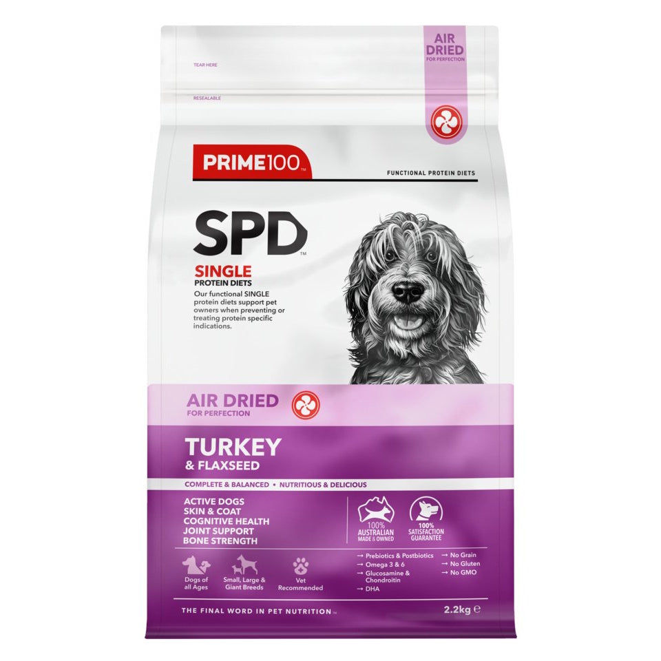 Prime100 – SPD Air Dried – Turkey & Flaxseed