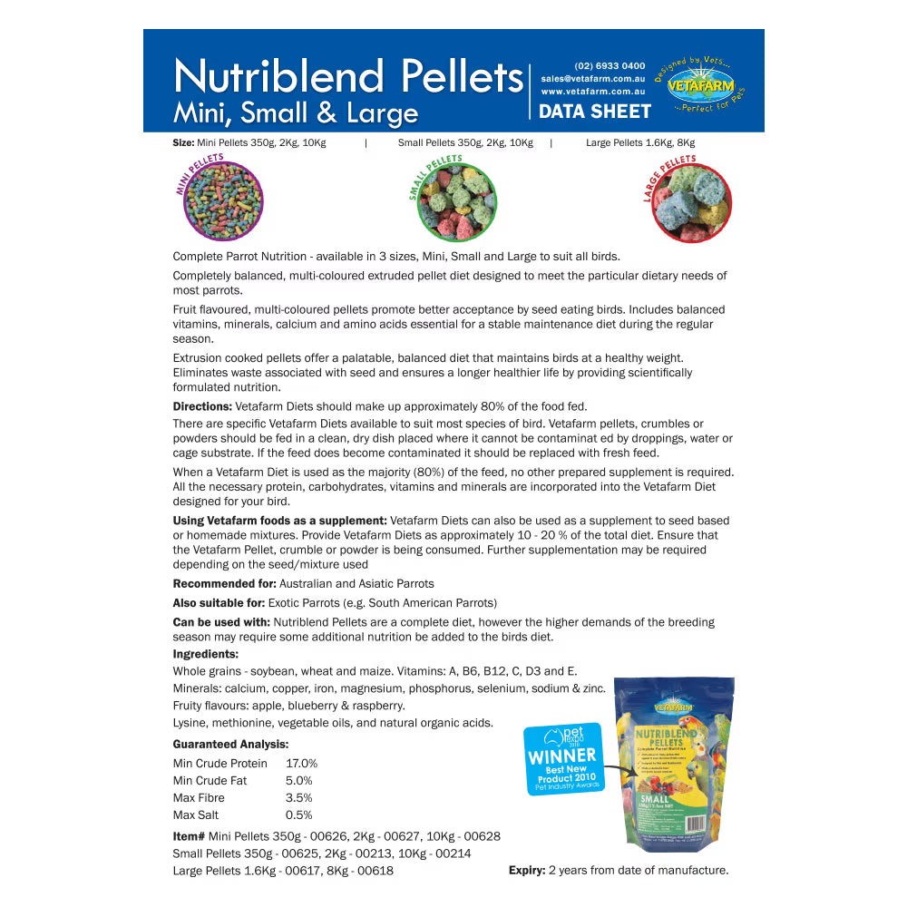Vetafarm – Nutriblend – Small